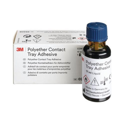 3M ESPE 69408 Polyether Contact Tray Dental Adhesive 17 mL Bottle 3M ESPE 69408 Polyether Contact Tray Dental Adhesive 17 mL Bottle